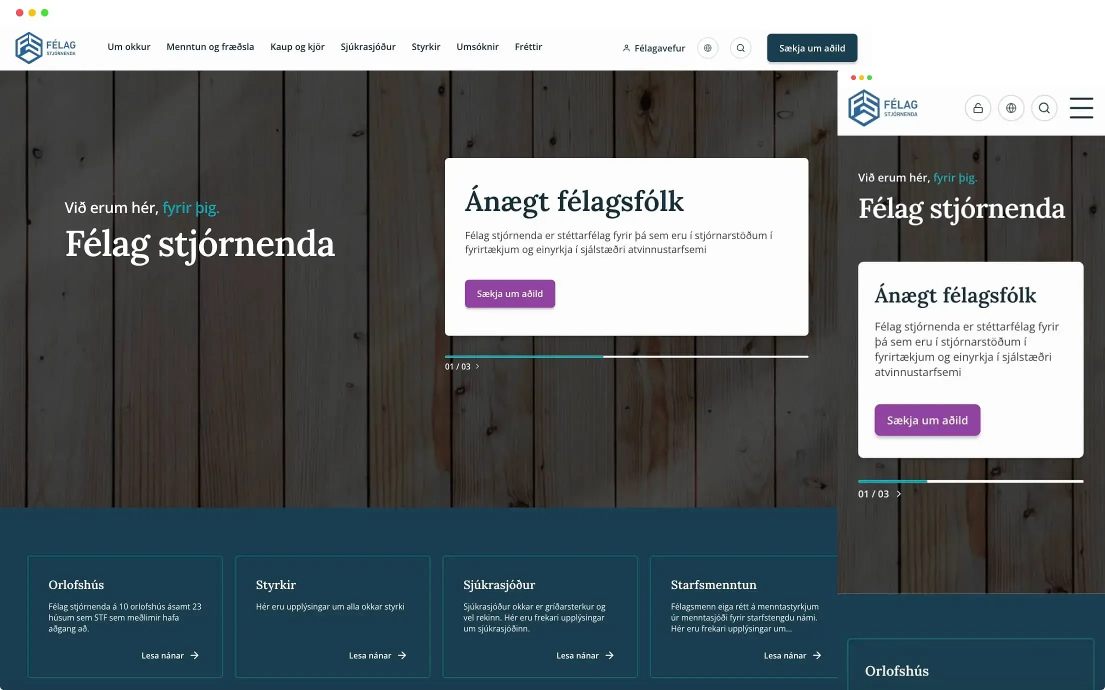 Fyrra verkefni Vefsons